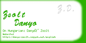 zsolt danyo business card